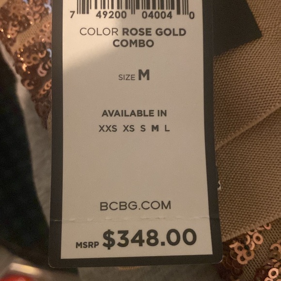 Gold Sequin Leggings - Picture 4 of 4